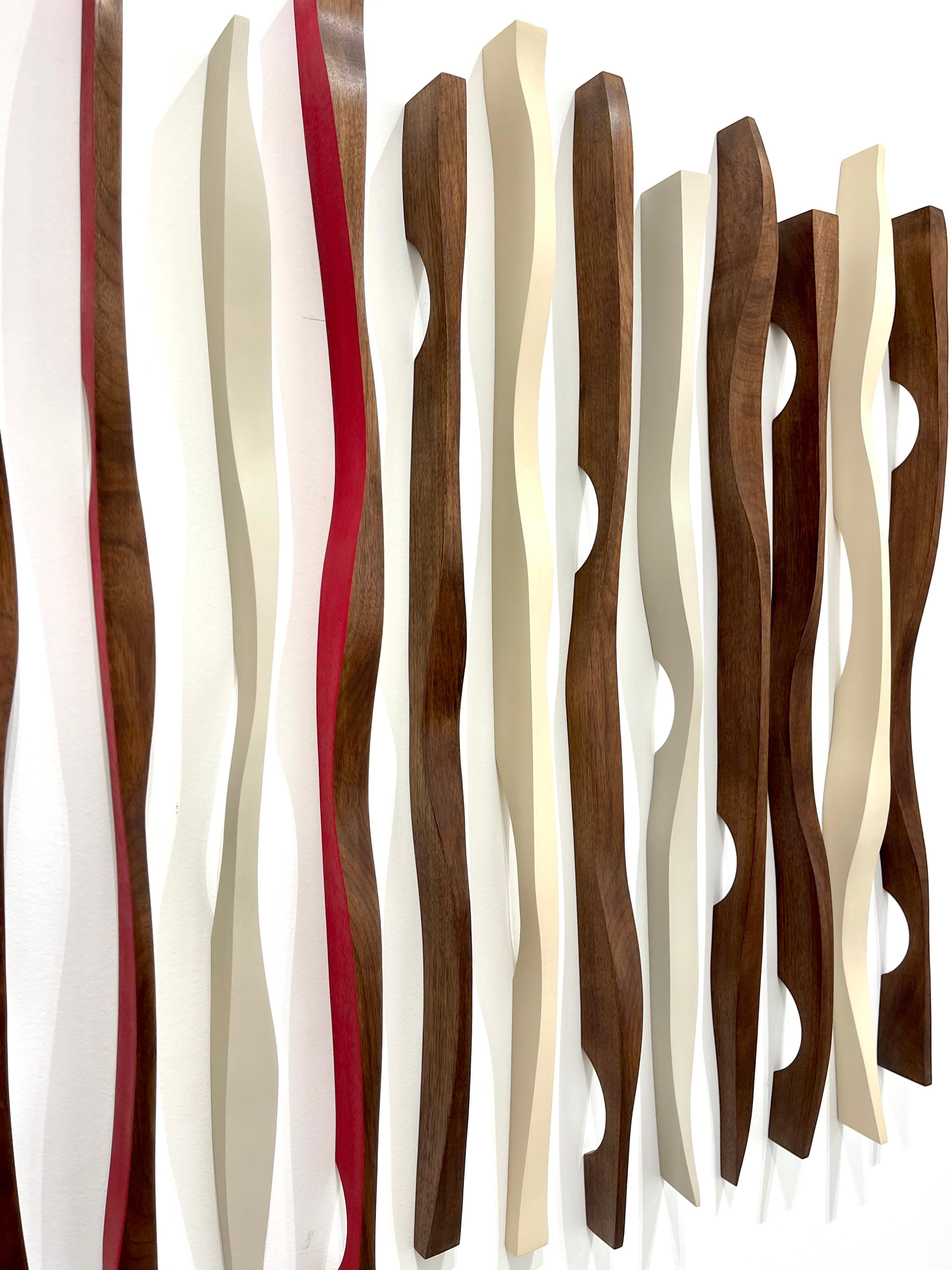 ORIGINES - RED ON ME 3 - Sculpture Contemporaneo di Pascal Pierme