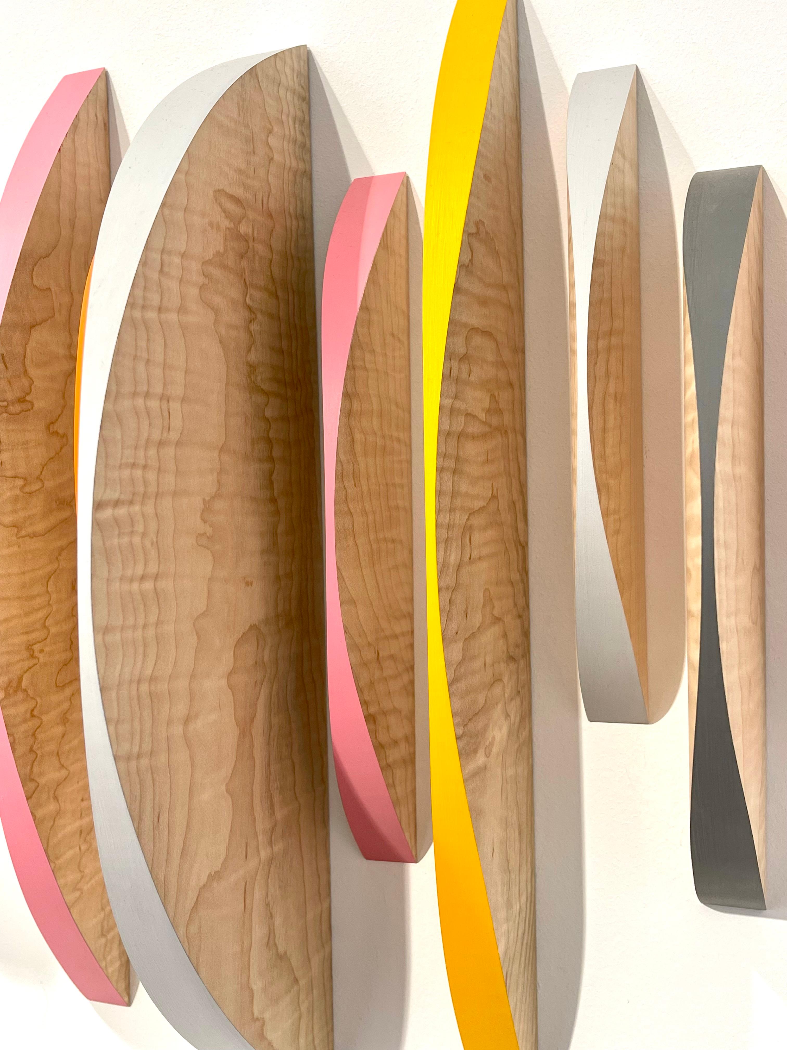 PIVOT 9 - Brown Abstract Sculpture by Pascal Pierme