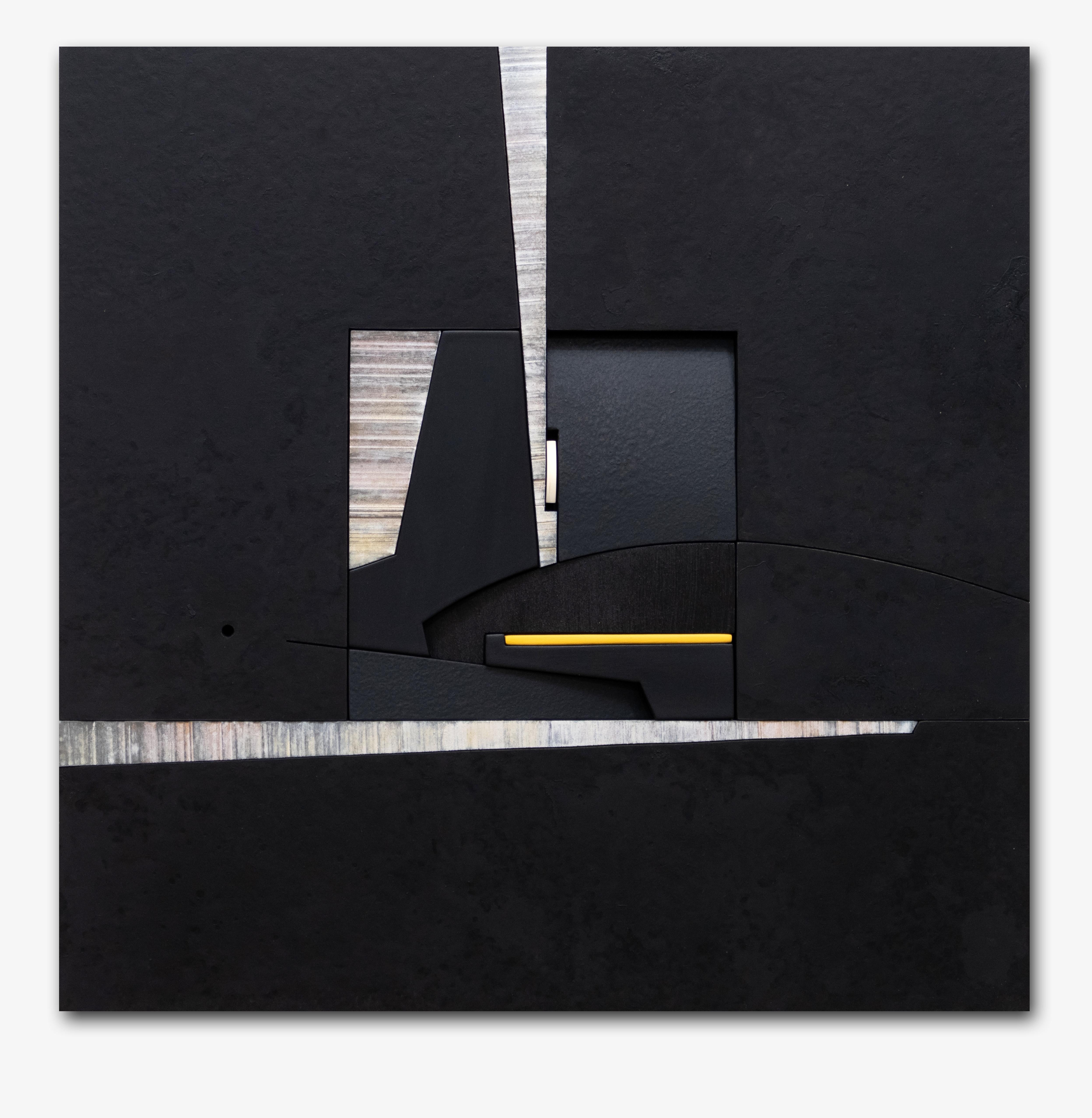 Pascal Pierme Abstract Sculpture - Recherche du Noir 2