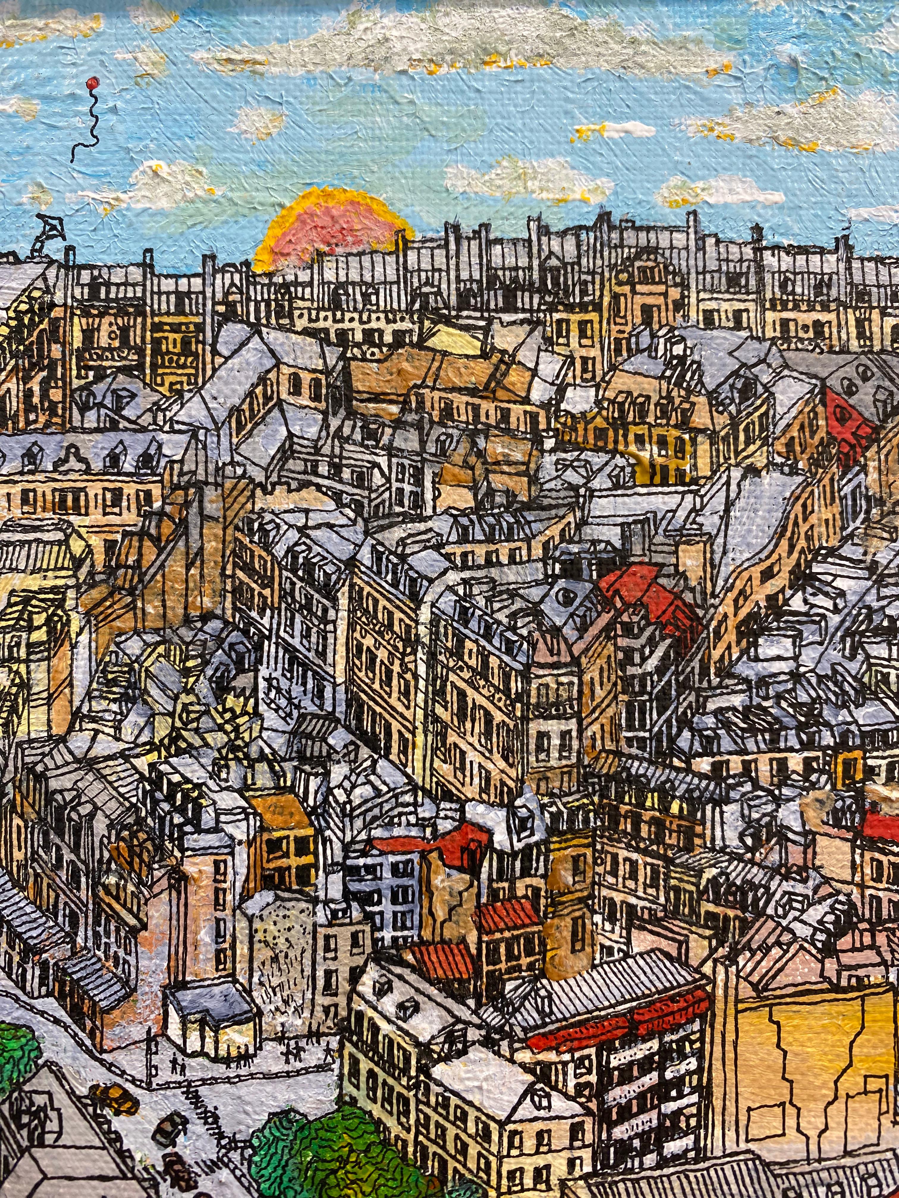 French Contemporary Art by Pascal Plazanet - Le Sacré Coeur de Montmartre  For Sale 1