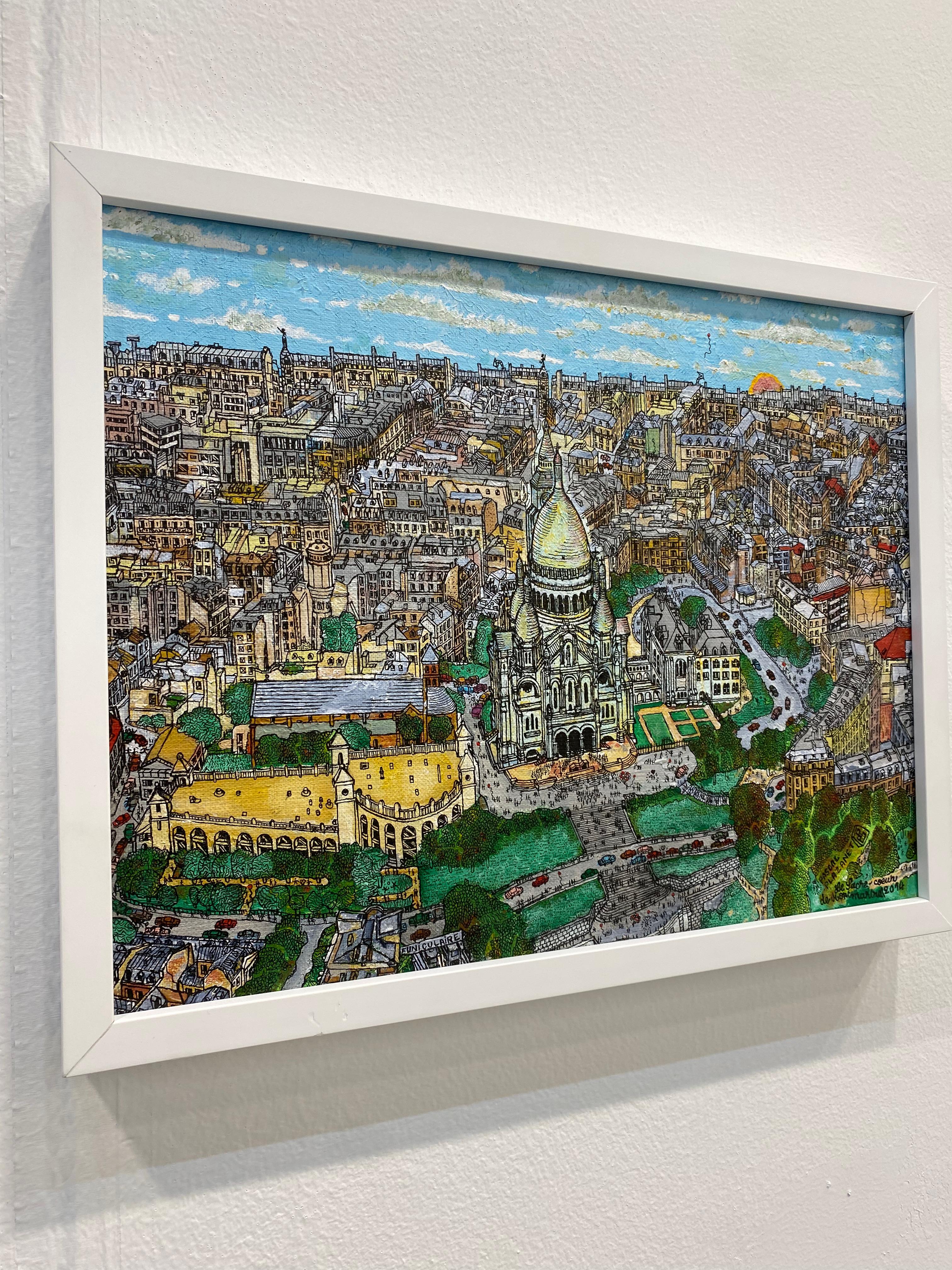 French Contemporary Art by Pascal Plazanet - Le Sacré Coeur de Montmartre  For Sale 3