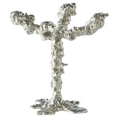 Pascal Smelik, Drip Candleholder Silver Plated for Pols Potten, Dutch Design