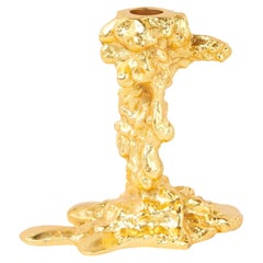 Pascal Smelik, Drip Candlestick 'S' Gold Plated for Pols Potten, Back in Stock