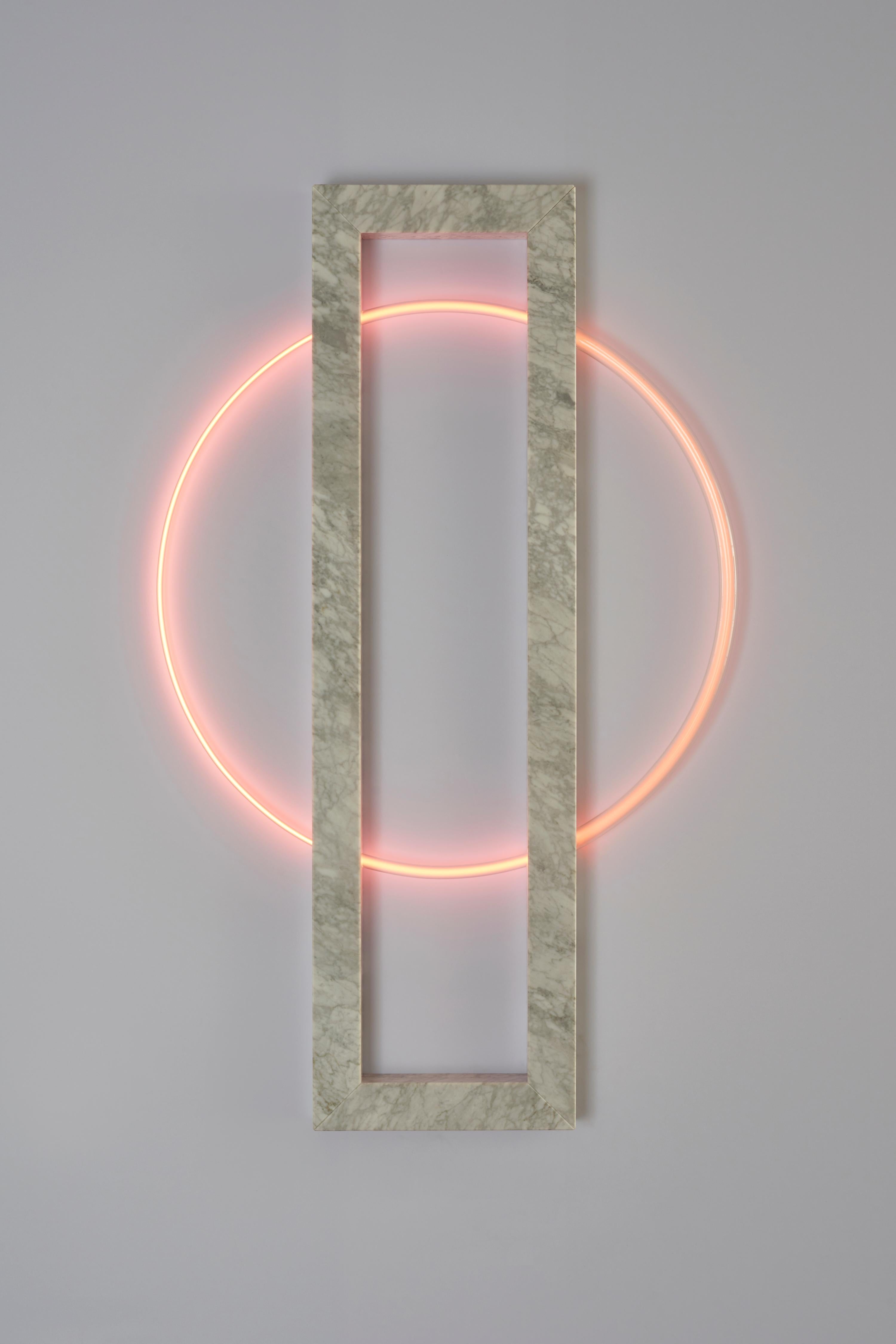 Dutch Pascal Smelik, Helios Sunset from Stone 'S', Wall Light Sculpture, AP For Sale