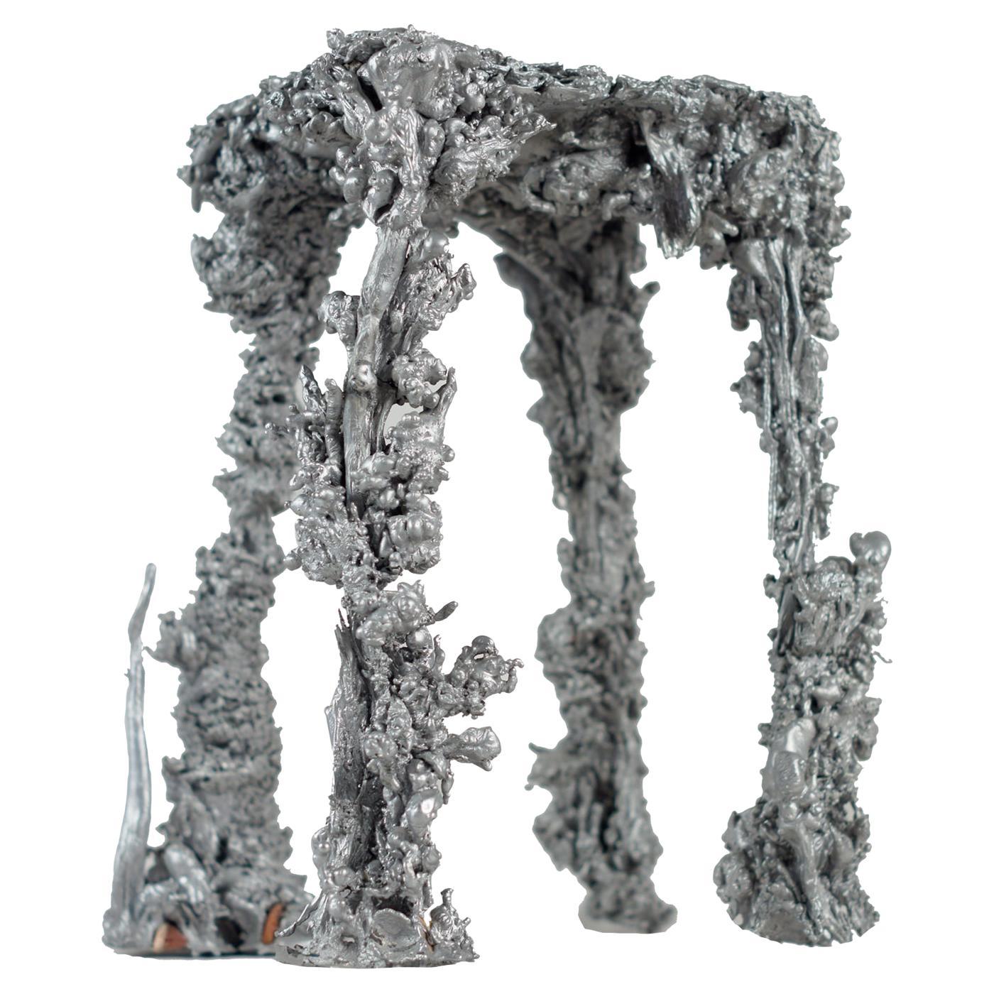Pascal Smelik, Tabouret Upside Down en aluminium coulé, 2009, Proof of Concept en vente