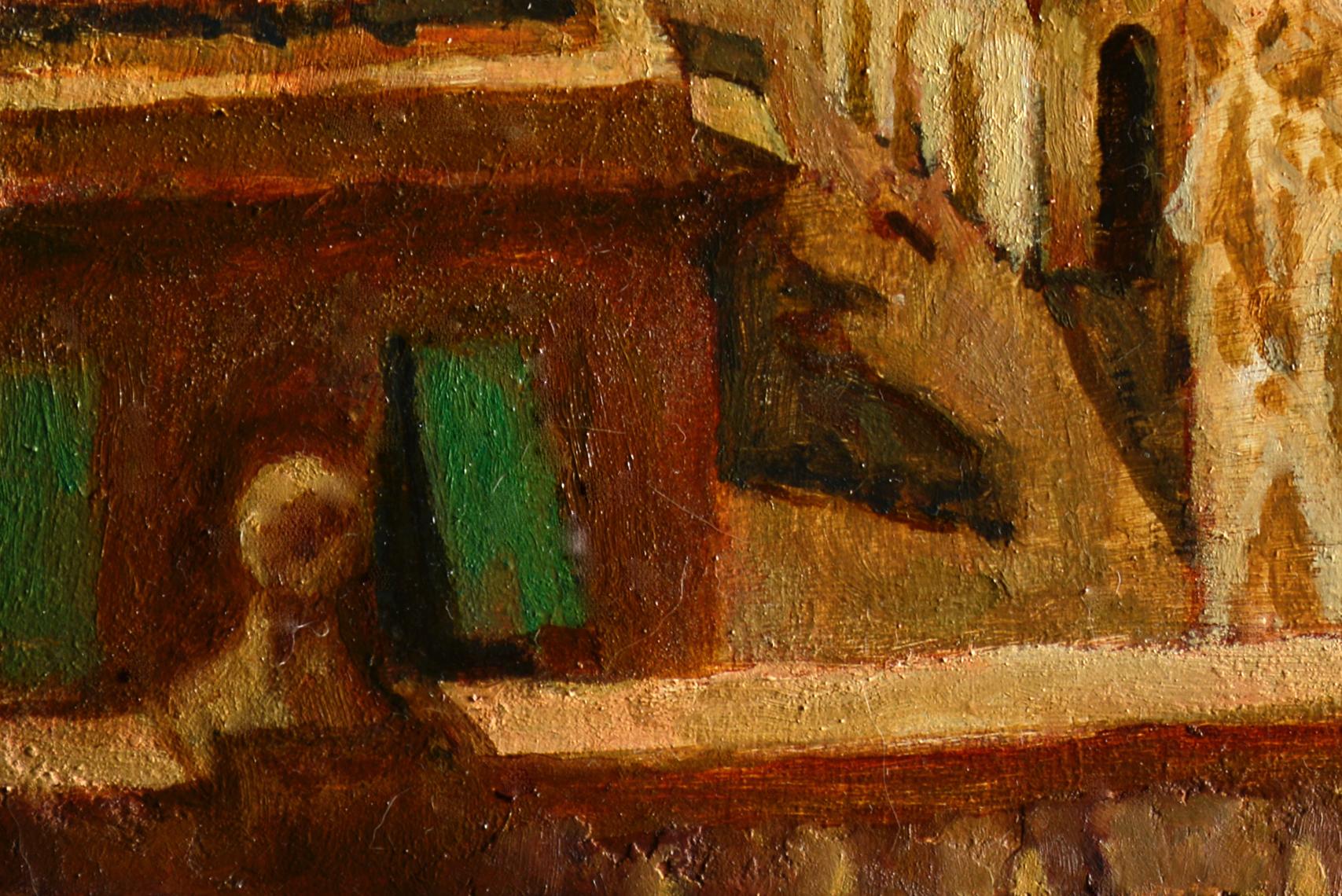 De la Terrasse à Midi – Painting von Pascal Vinardel