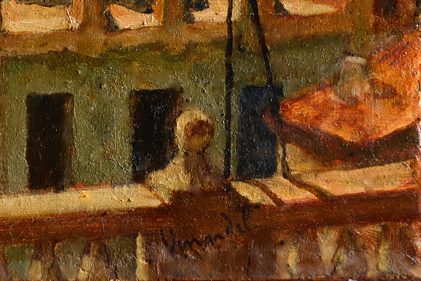 De la Terrasse à Midi (Französische Schule), Painting, von Pascal Vinardel