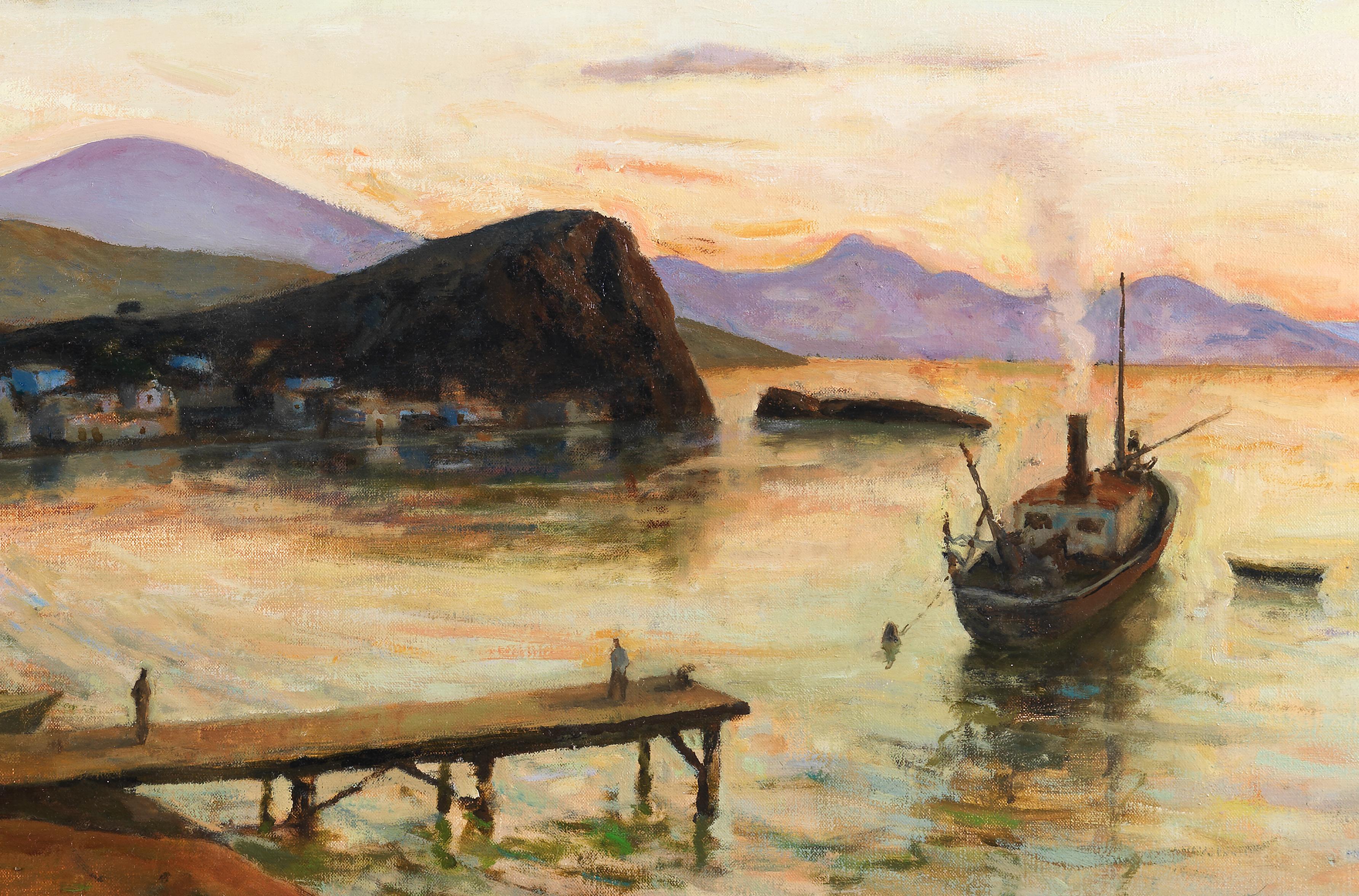 Les Salins - Painting di Pascal Vinardel