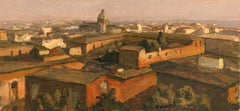 Rome, basilique, soirée, poussière