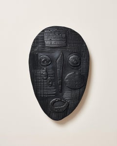 Masque Empathie - Contemporary Ceramic Portrait Sculpture