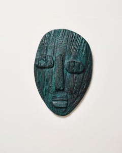 Masque origine - Scultura ritratto in ceramica contemporanea