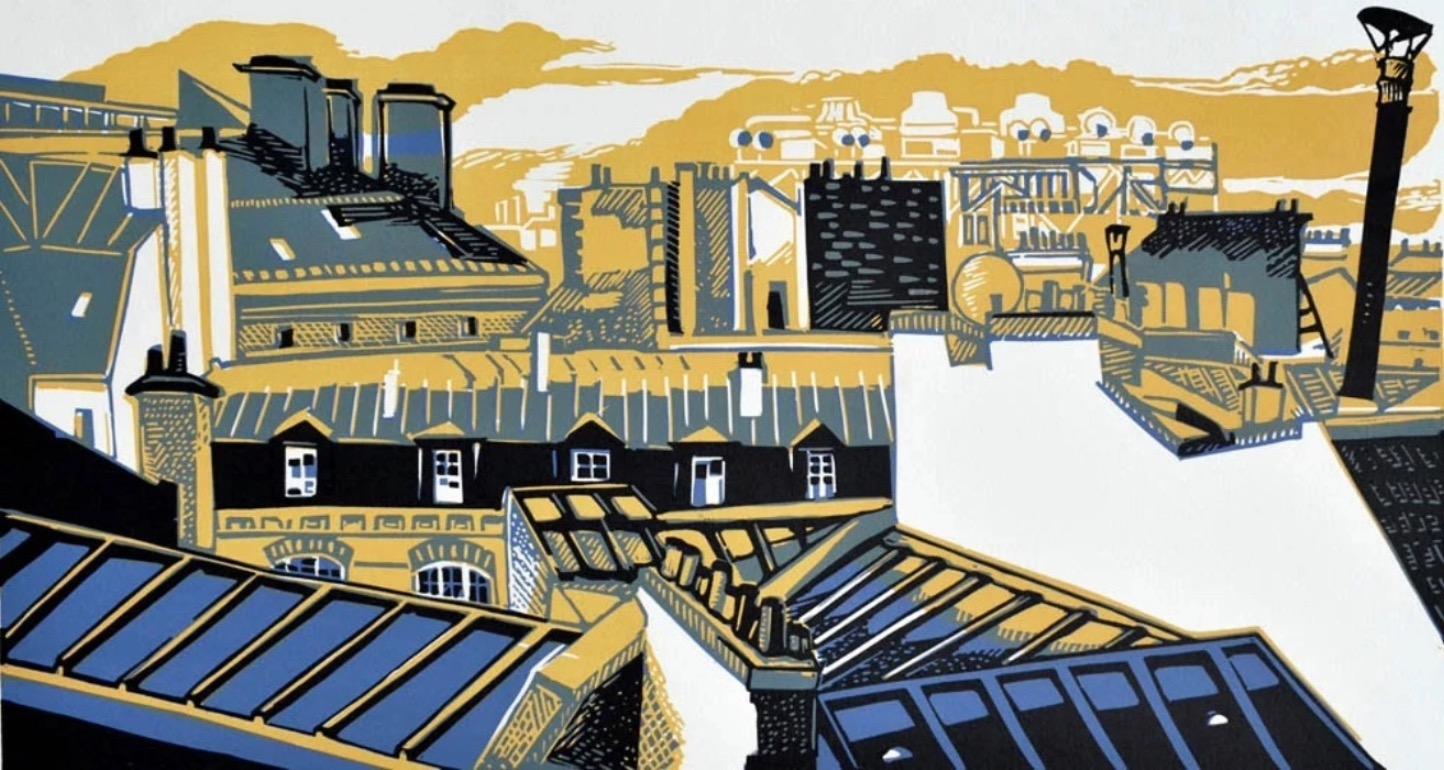 Rue du Louvre - Print de Pascale Hemery
