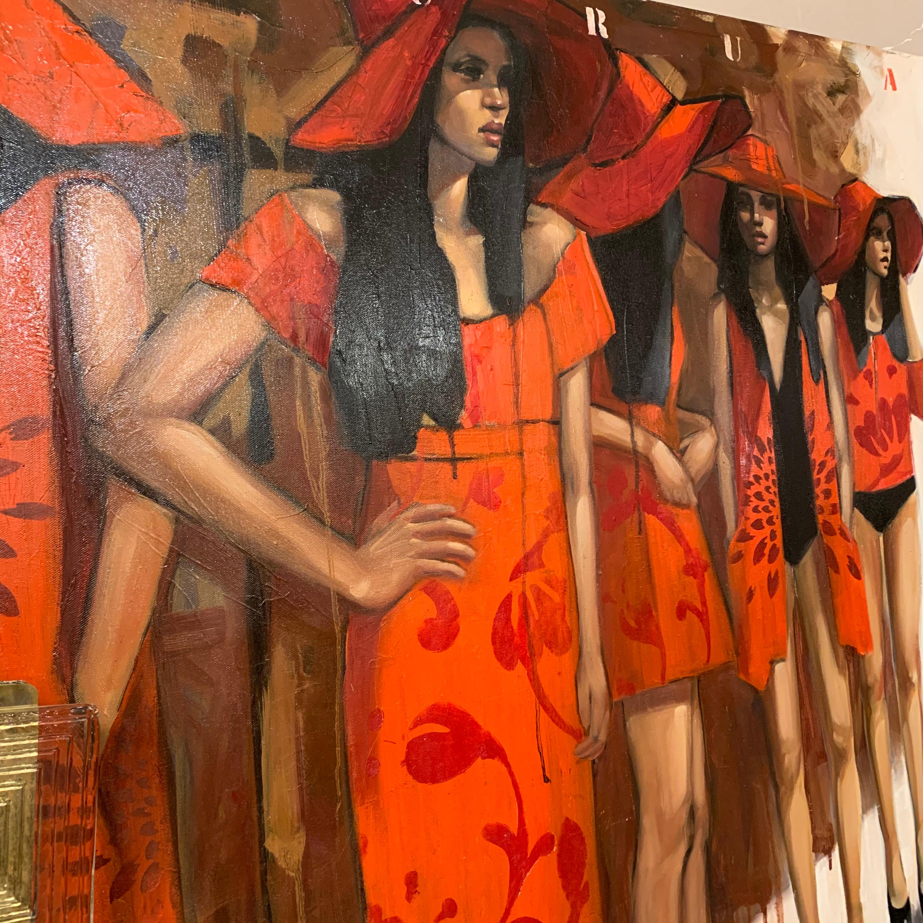Pascale Taurua, Gemälde, Öl auf Leinwand, 2013 (Geölt) im Angebot