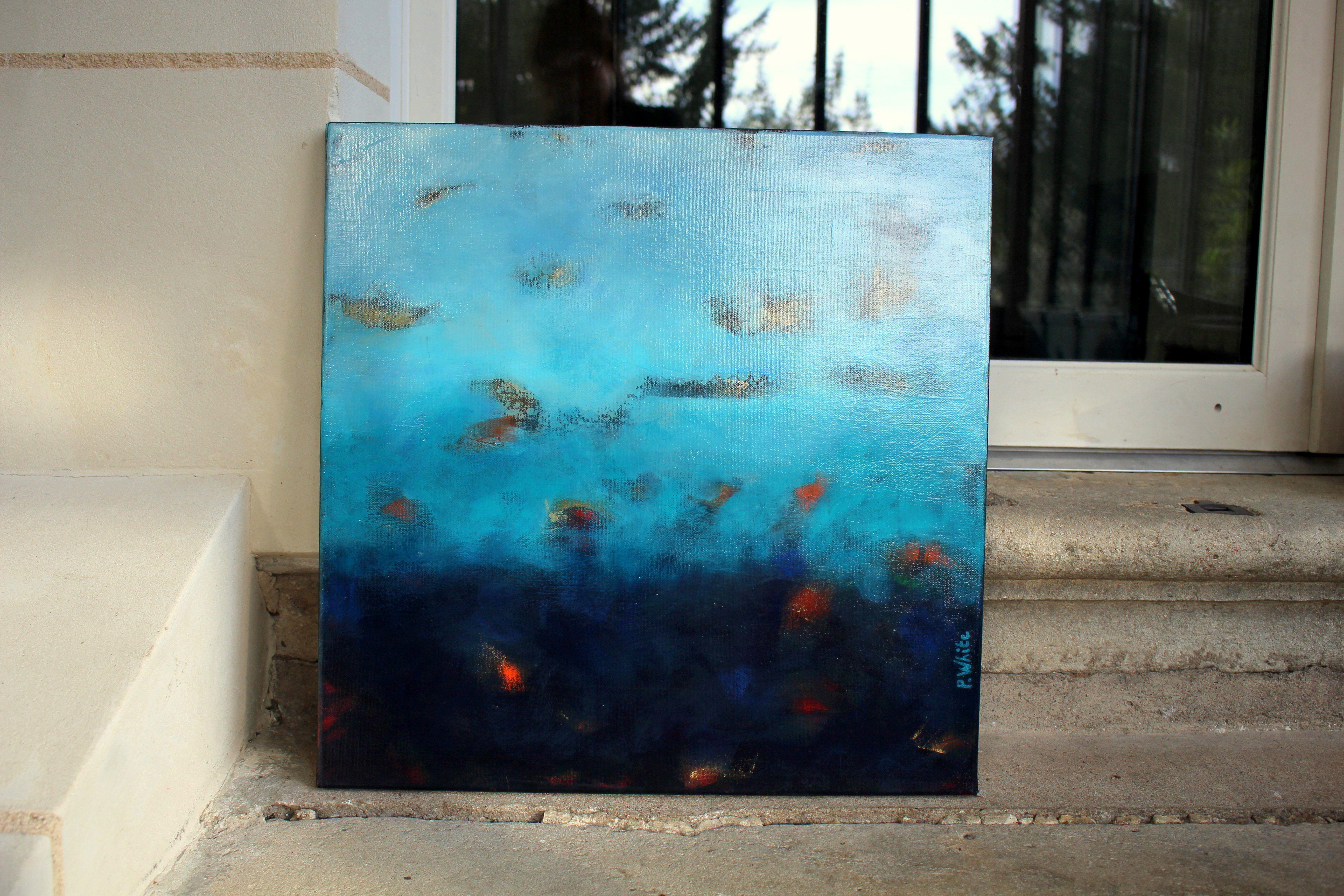 Goldfish, Painting, Acrylic on Canvas For Sale 1