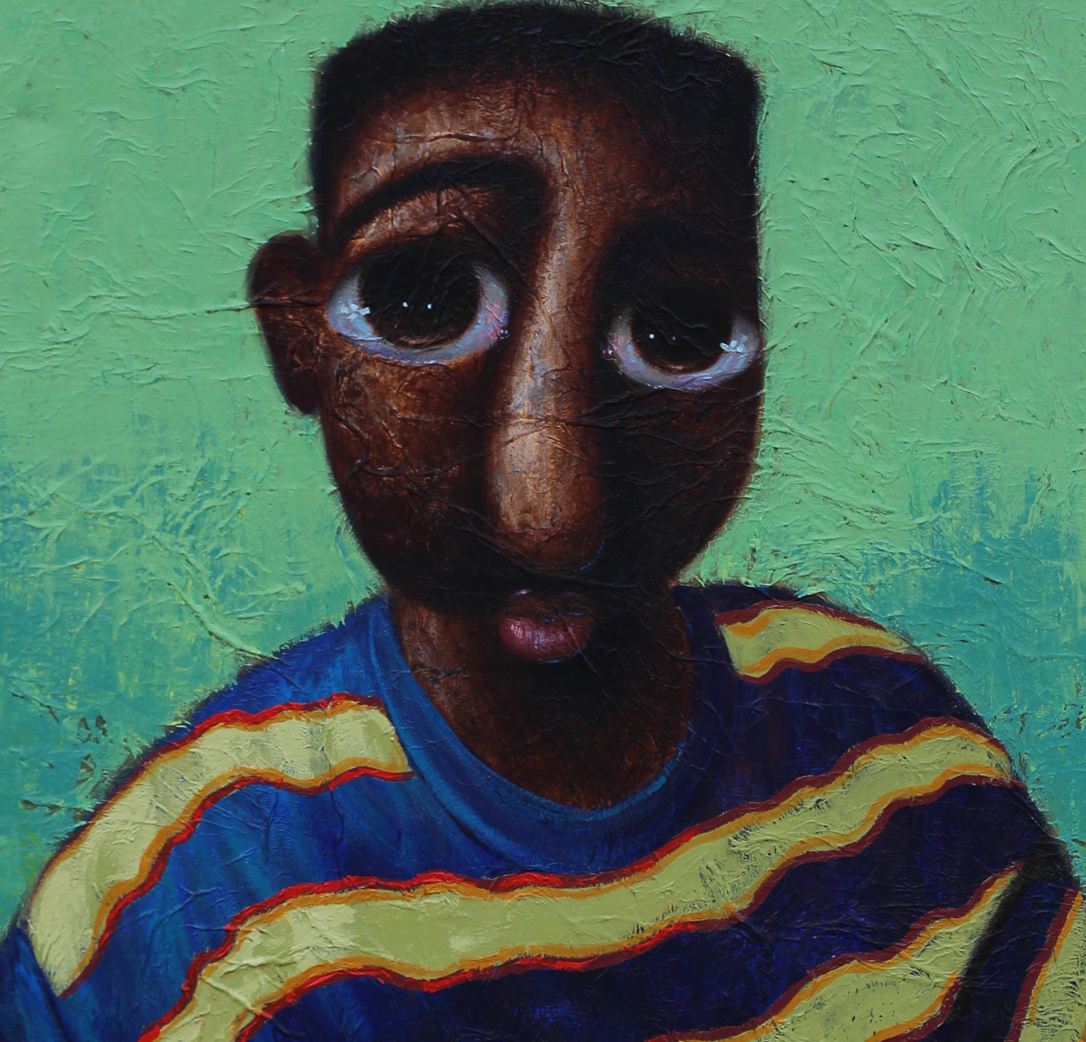 Shipping Procedure
Ships in a well-protected tube from Nigeria
This work is unique, not a print or other type of copy.
Accompanied by a Certificate of Authenticity (Issued by the Gallery)

About Artist
Paschal Ugwu is a Nigerian artist born in 1996