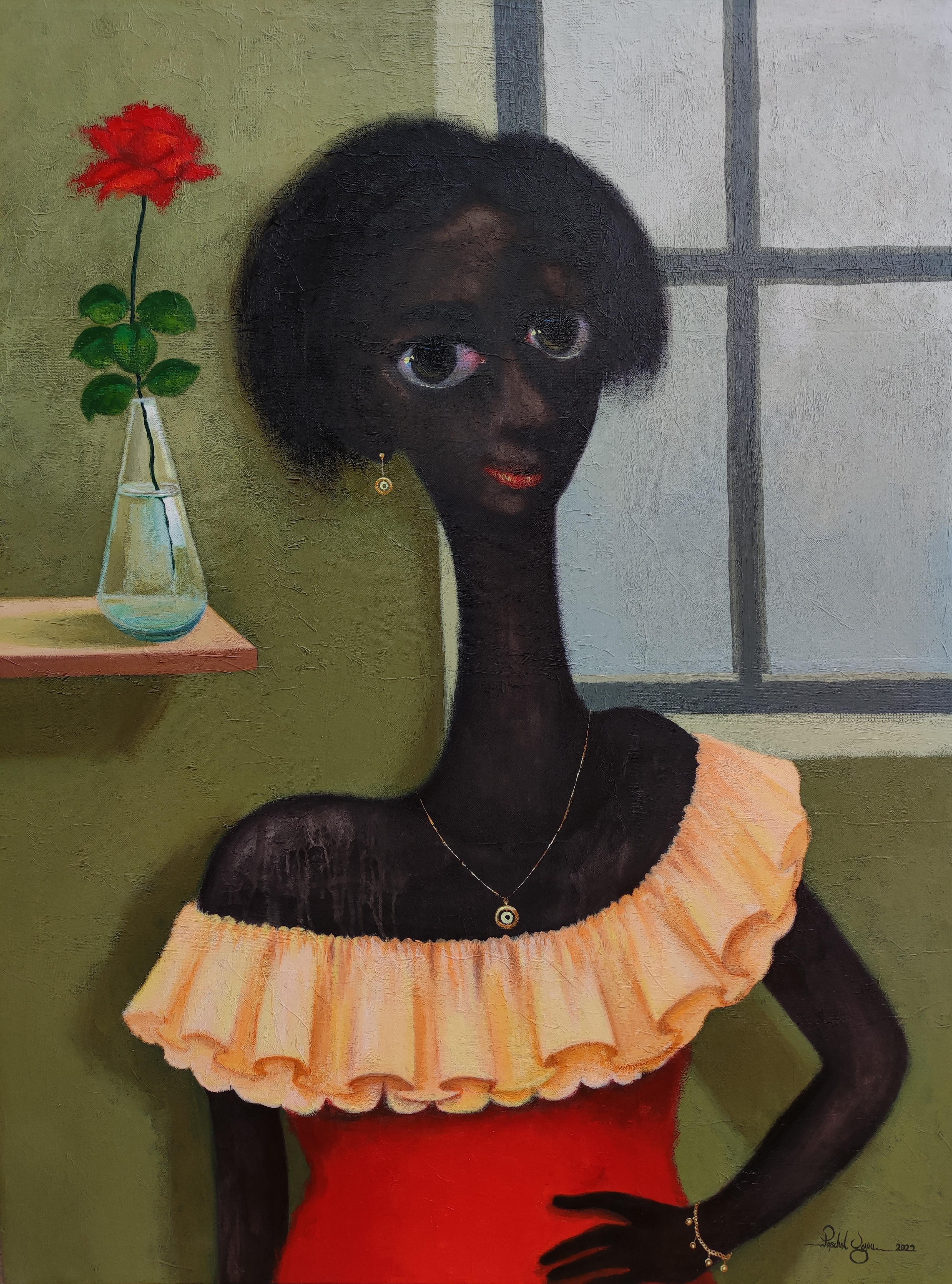 Paschal Ugwu Figurative Painting - Odoziaku
