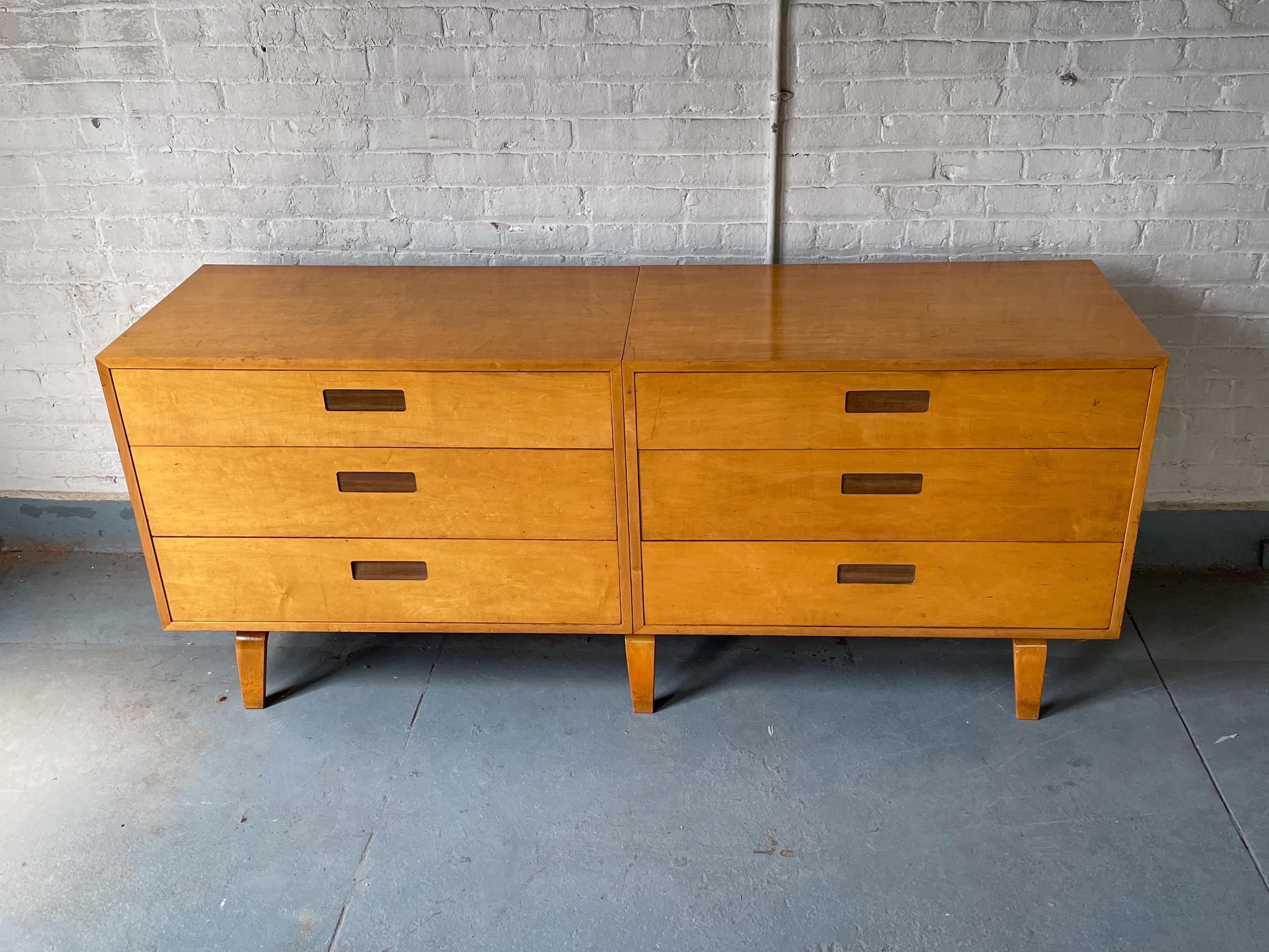 Mid-Century Modern Pascoe Industries Double Chest of Drawers For Sale