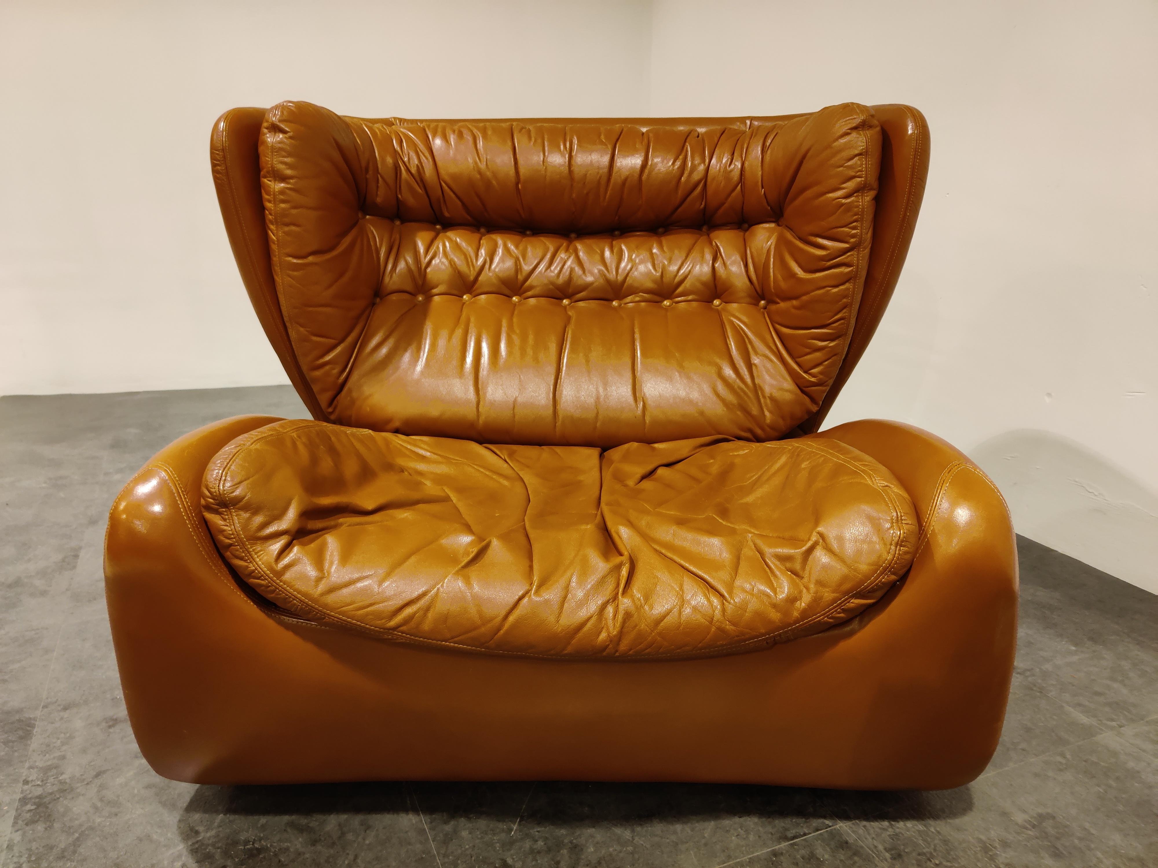 Belgian Pasha Armchair by Heinz Waldmann & A. Schmidt for Durlet, 1970s