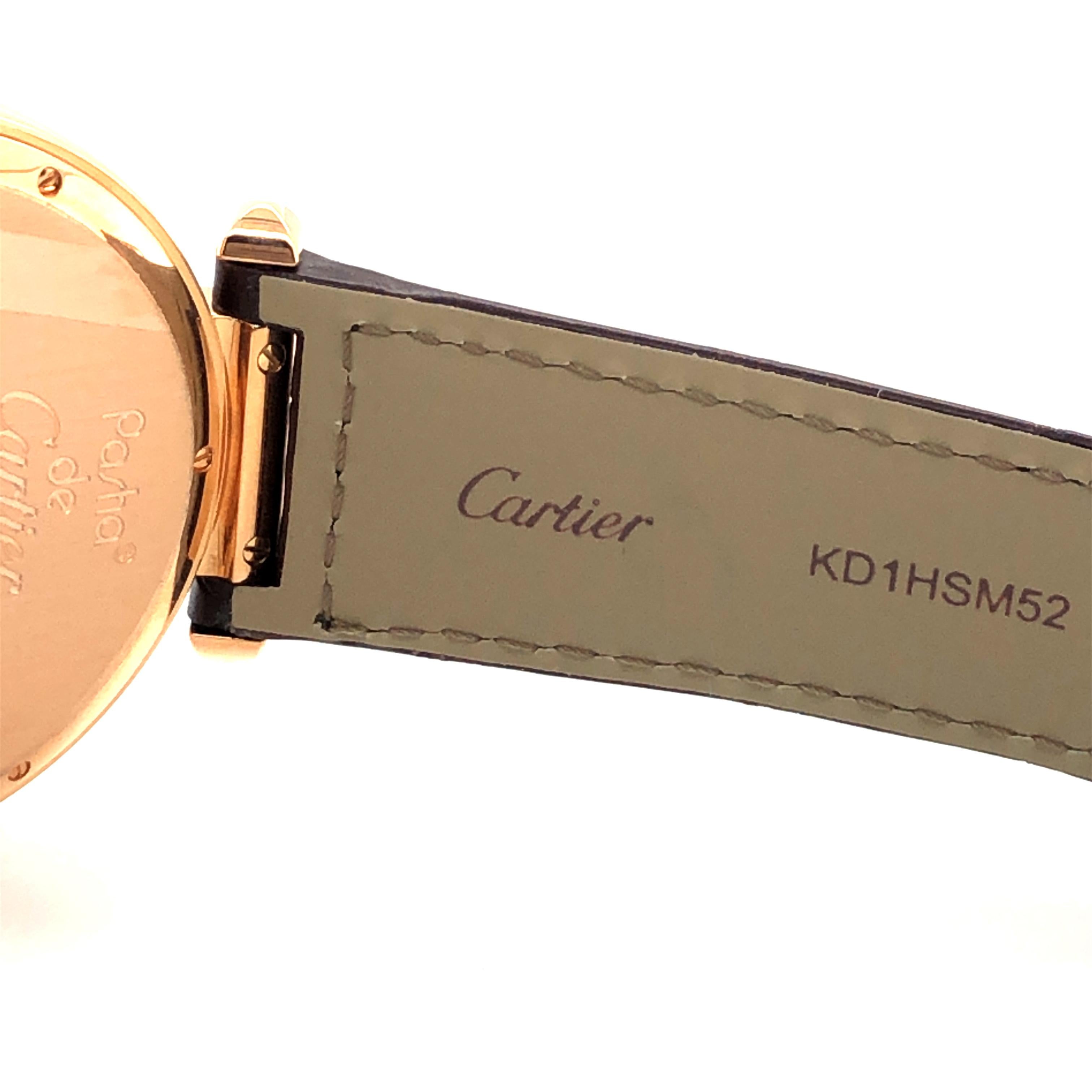 Pasha de Cartier Joaillerie Watch in Rosegold 18 Karat 2