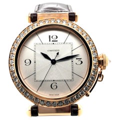 Pascha de Cartier Joaillerie Uhr aus Roségold 18 Karat