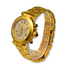 Pasha De Cartier Ref. 2111 in 18k Yellow Gold Watch