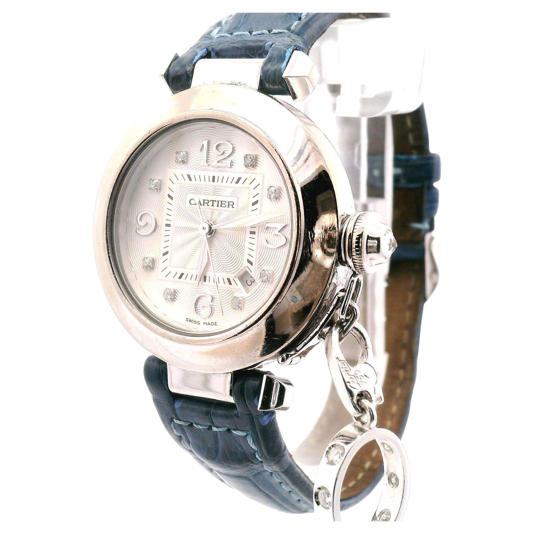 Pasha De Cartier Wrist Watch For Sale