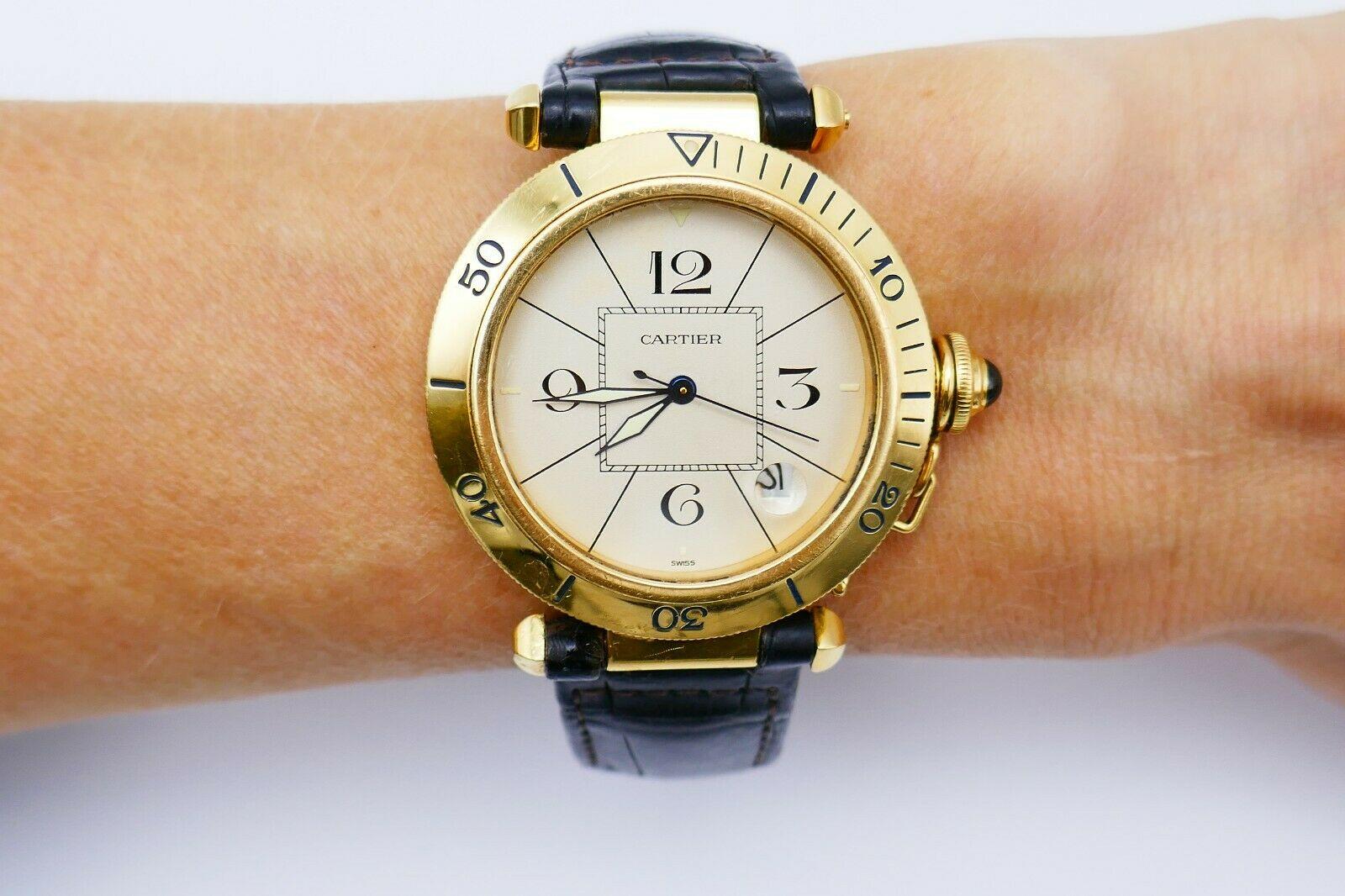 cartier pasha gold