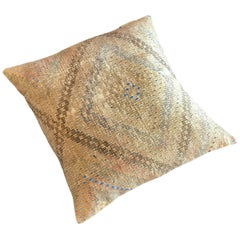 Pasha Two Floor Cushion with Authentic Turkish Kilim Cover