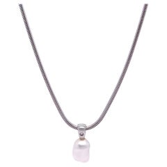 Paspaley 18ct White Gold Kechi Pearl Necklace 9.3g