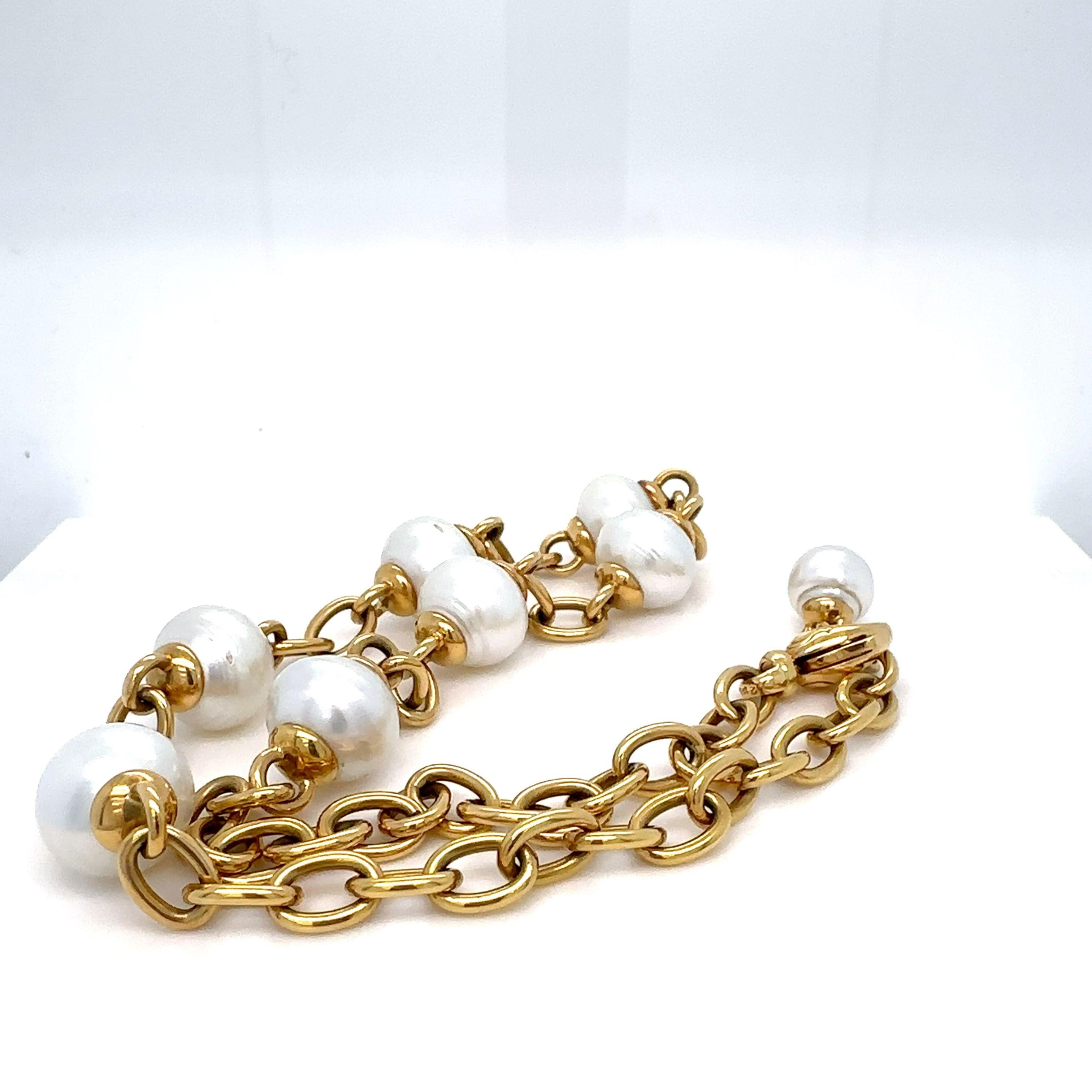 Paspaley 18ct Gelbgold Perlenkette 73.3g Perlenkette 1