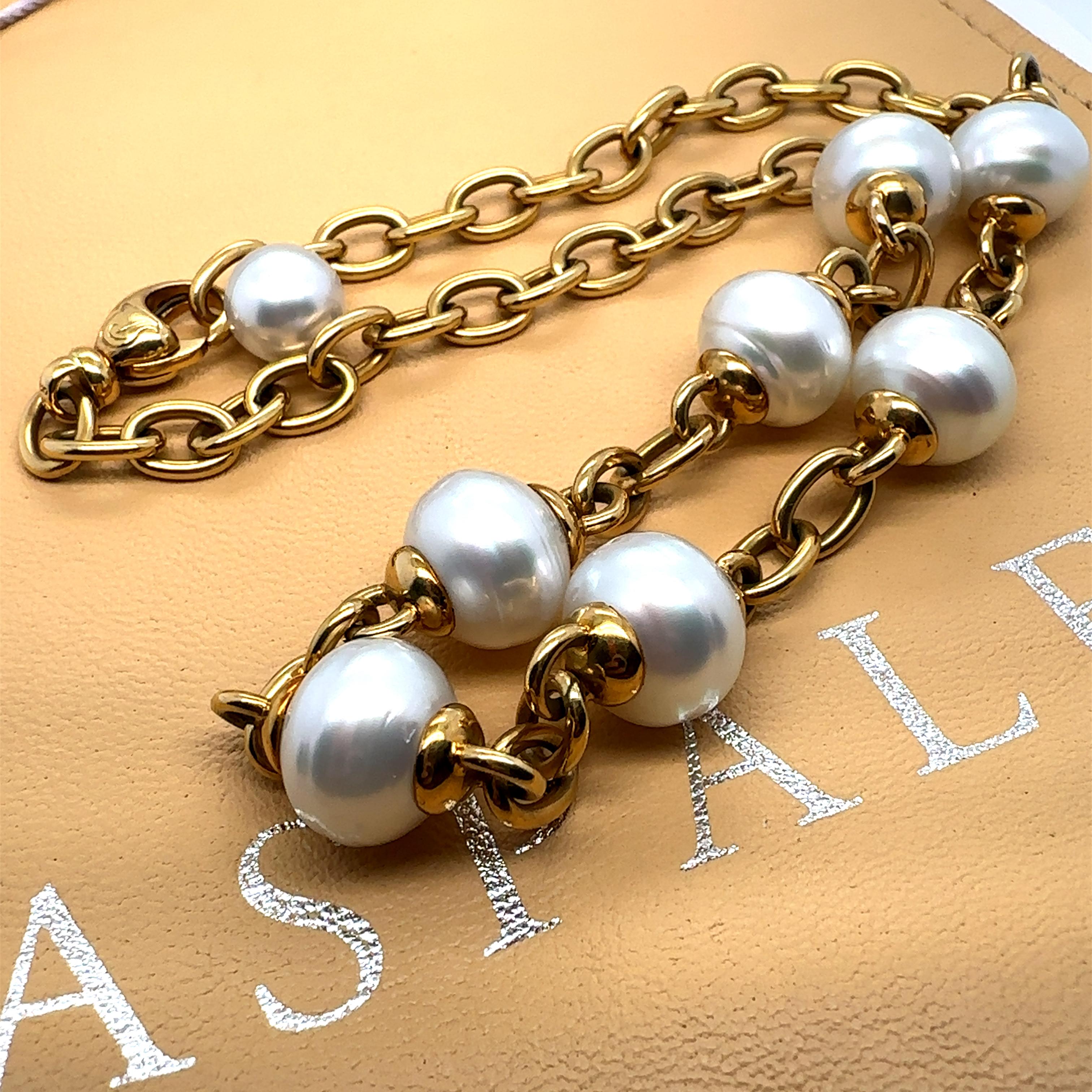 Paspaley 18ct Gelbgold Perlenkette 73.3g Perlenkette 3