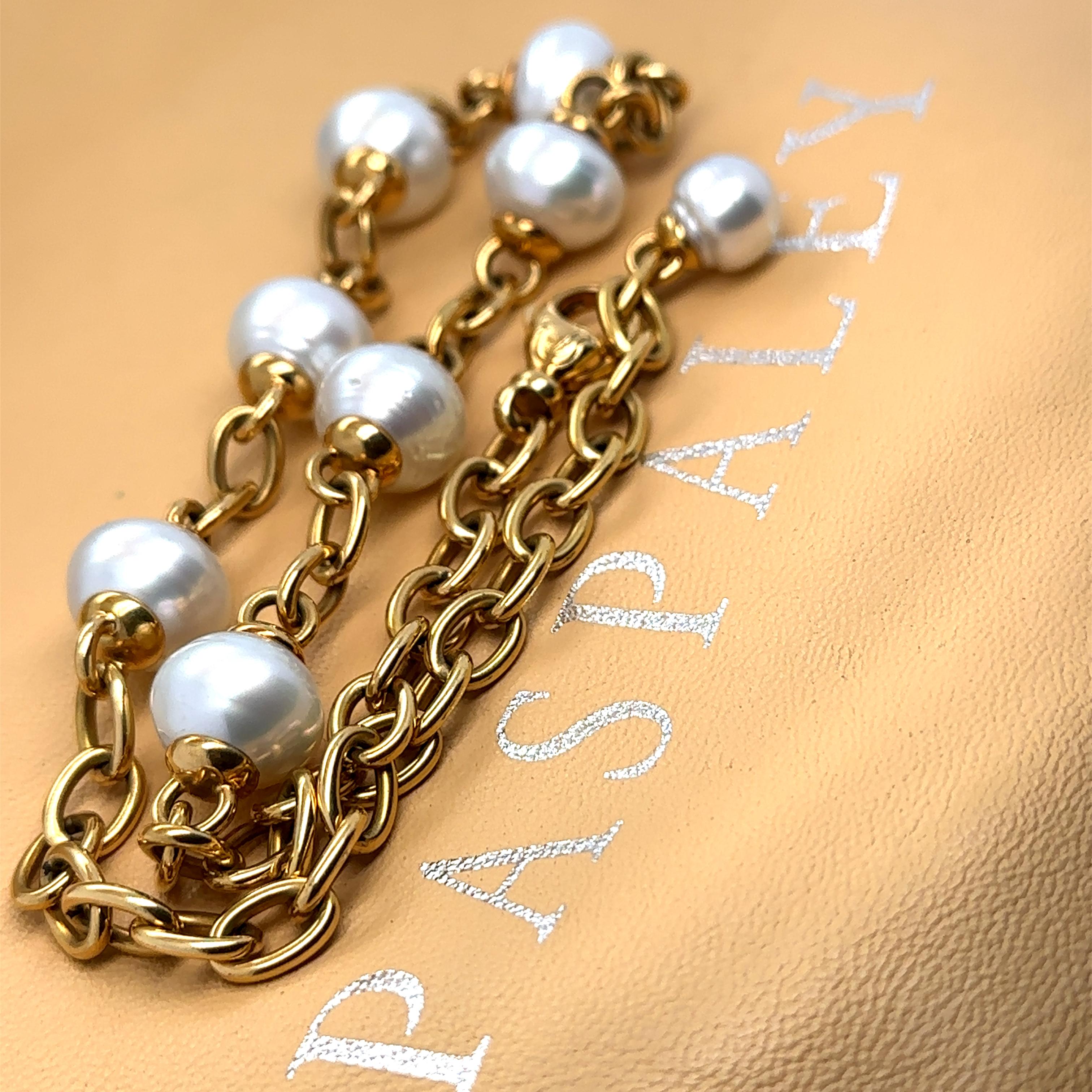 Paspaley 18ct Gelbgold Perlenkette 73.3g Perlenkette 4