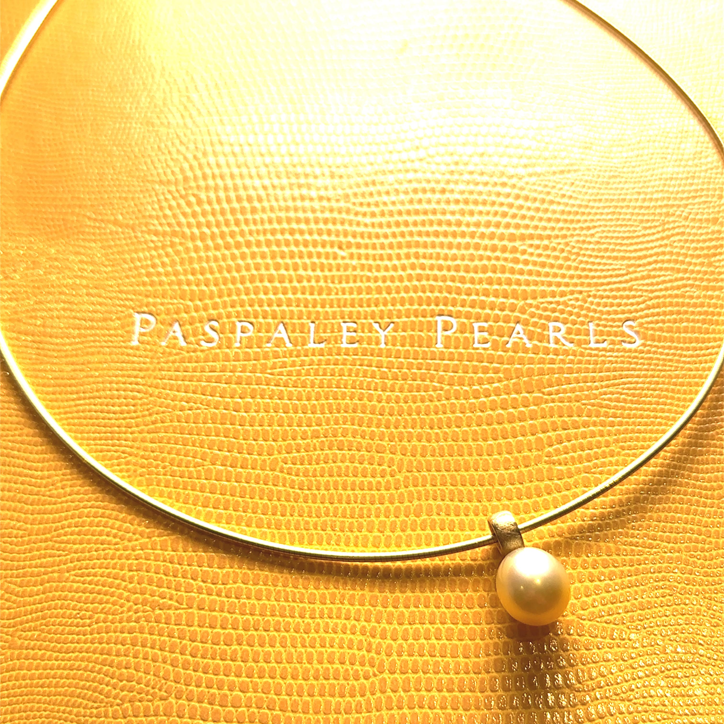 Paspaley 18ct Yellow Gold South Sea Pearl Necklace 13.1g For Sale 2