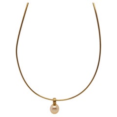 Paspaley 18ct Yellow Gold South Sea Pearl Necklace 13.1g