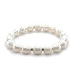 Paspaley Australian South Sea Circle Pearl Diamond Bracelet 0.054ct 29.52g