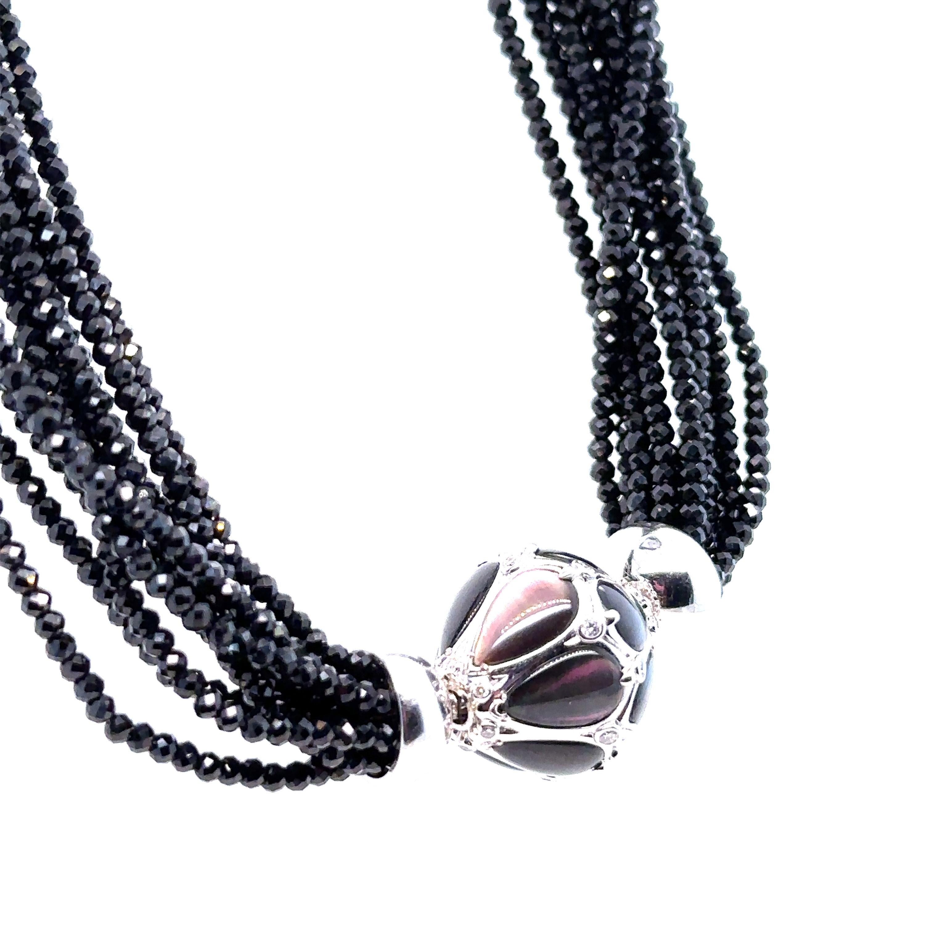Paspaley Black Spinel Necklace 2