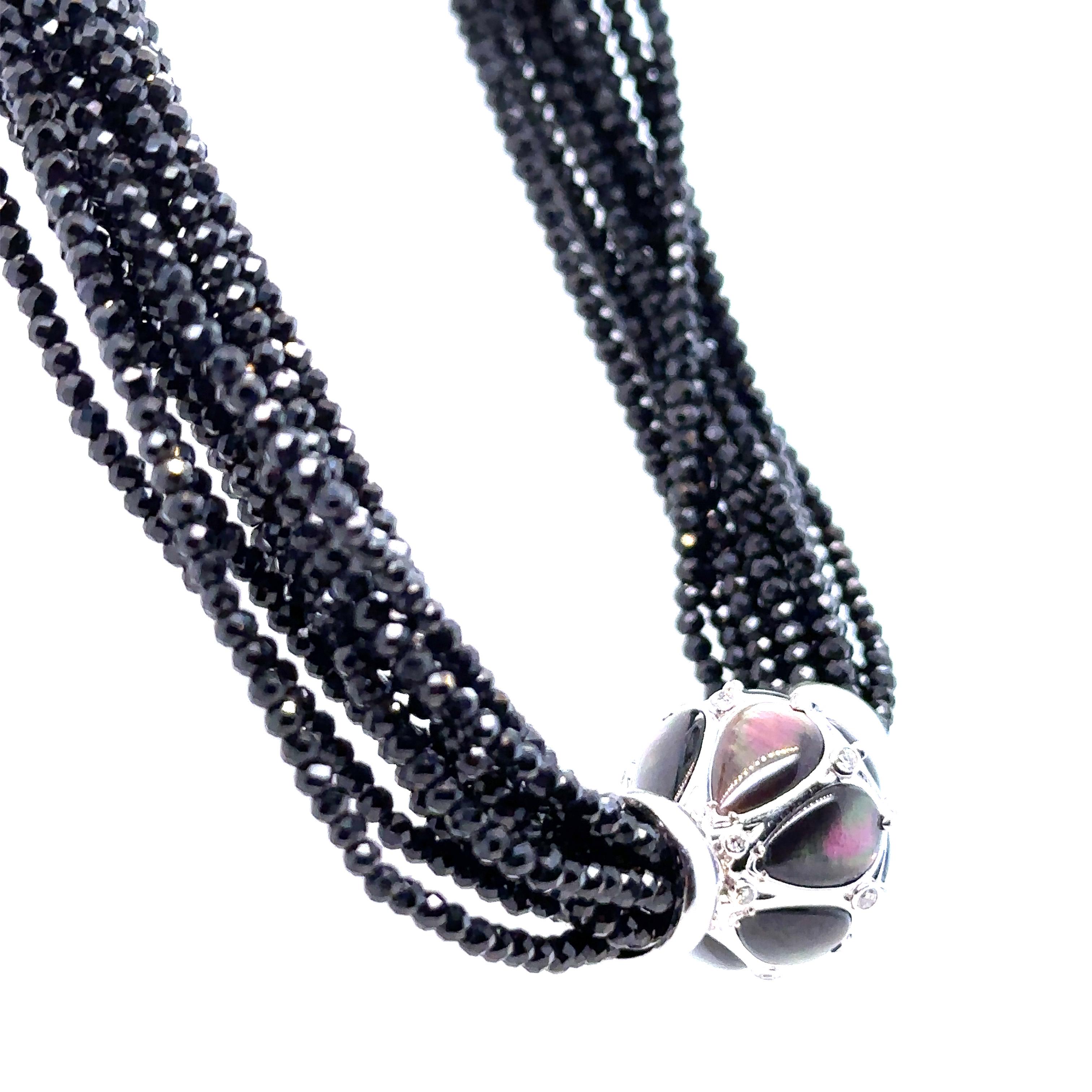 Paspaley Black Spinel Necklace 3