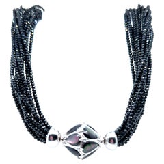 Paspaley Black Spinel Necklace