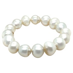 Bracelet à rangée de perles des mers du Sud Paspaley Delfini, 11–14 mm