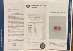 Paspaley Diamond 18K Halskette w Oval natürlichen Argyle Pink Diamond (3P) 0,20ct GSL