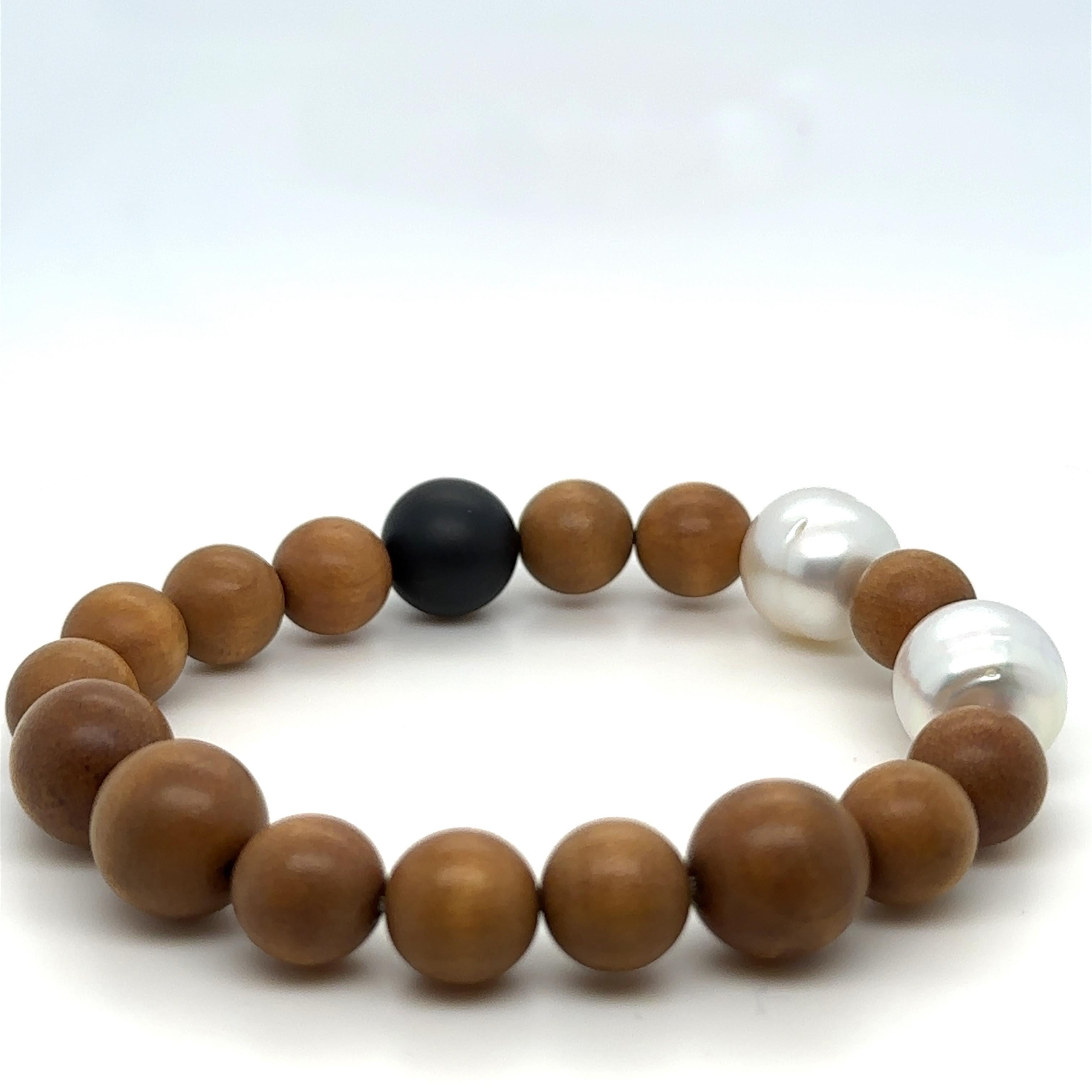 Paspaley Kimberley Onyx Kreis-Perlenarmband im Zustand „Hervorragend“ in SYDNEY, NSW