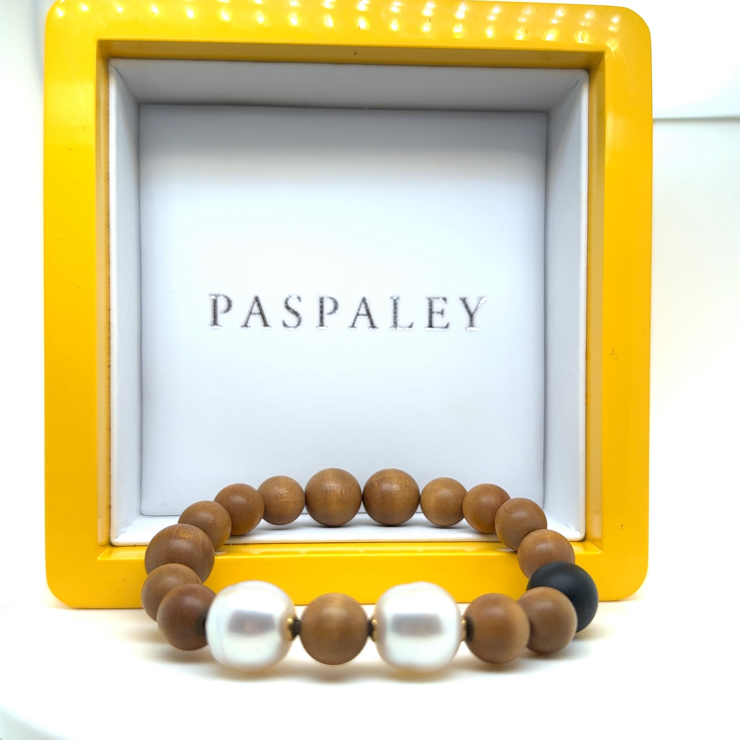 Paspaley Kimberley Onyx Kreis-Perlenarmband 1