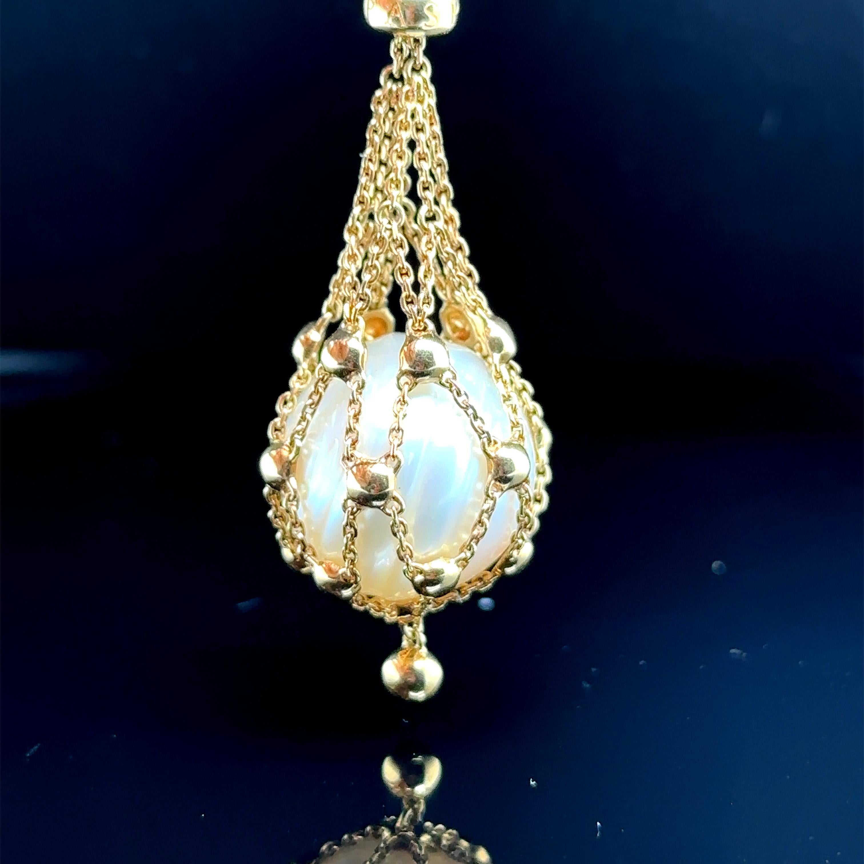 A Celestial Ode to Pearls and the Moon's Embrace • T Australia