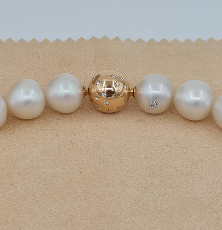 Paspaley Pearl Triangular South Sea Pearl Necklace at 1stDibs
