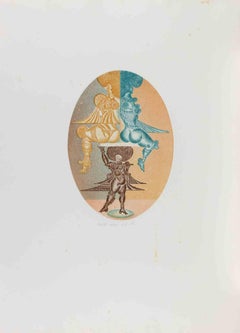 Ménage à Trois - Screen Print by Pasquale Basile - 1982