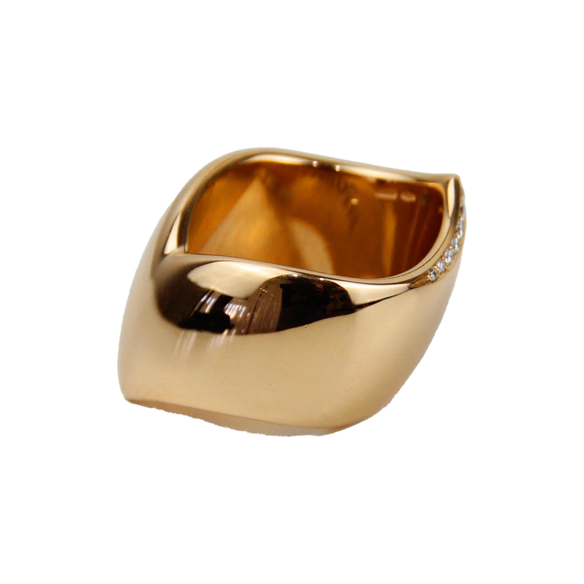Pasquale Bruni Ring
18K Rose Gold 
Diamond: 0.20ctw
Size: 7.5