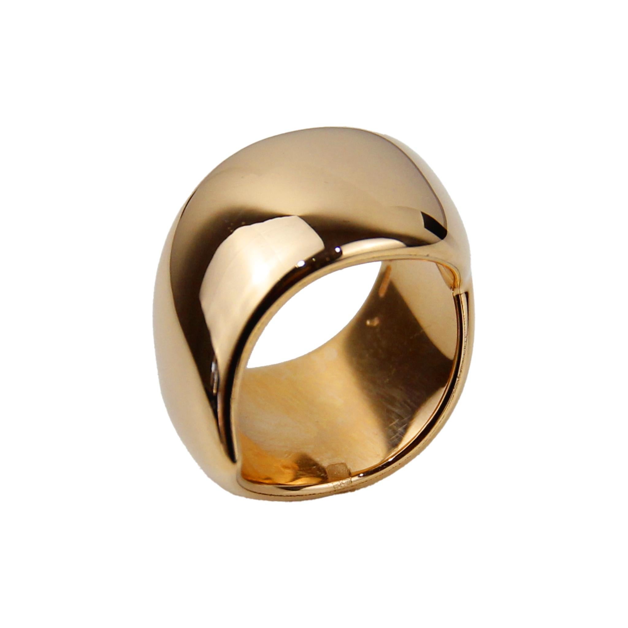 Pasquale Bruni 18K Rose Gold 0.20 Ctw Diamond Ring In New Condition For Sale In North Miami Beach, FL