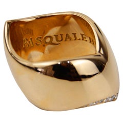 Pasquale Bruni, bague en or rose 18 carats avec diamants 0,20 ct. pt.