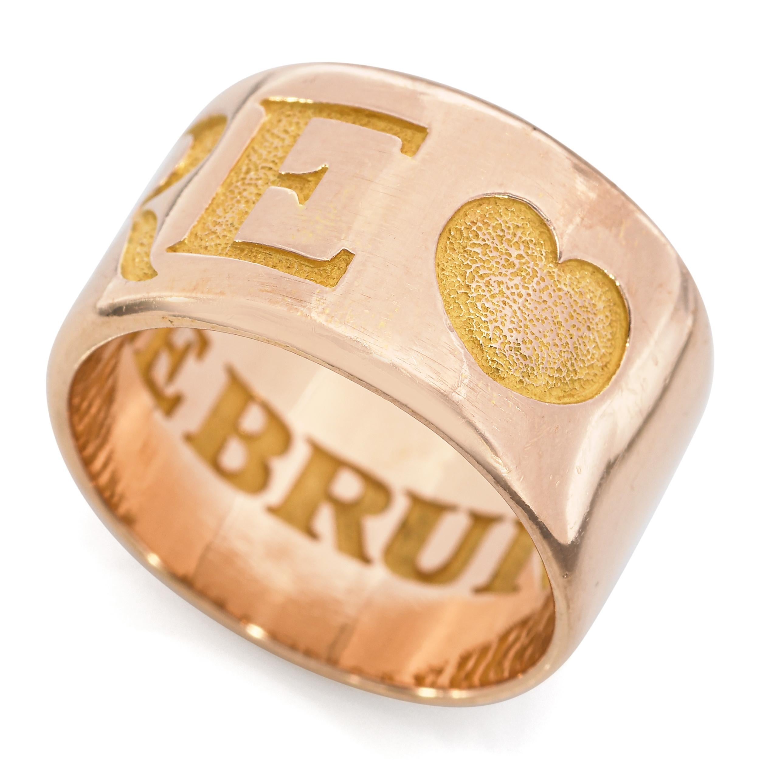 Pasquale Bruni 18k Rose Gold Amore Ring im Zustand „Gut“ im Angebot in New York, NY