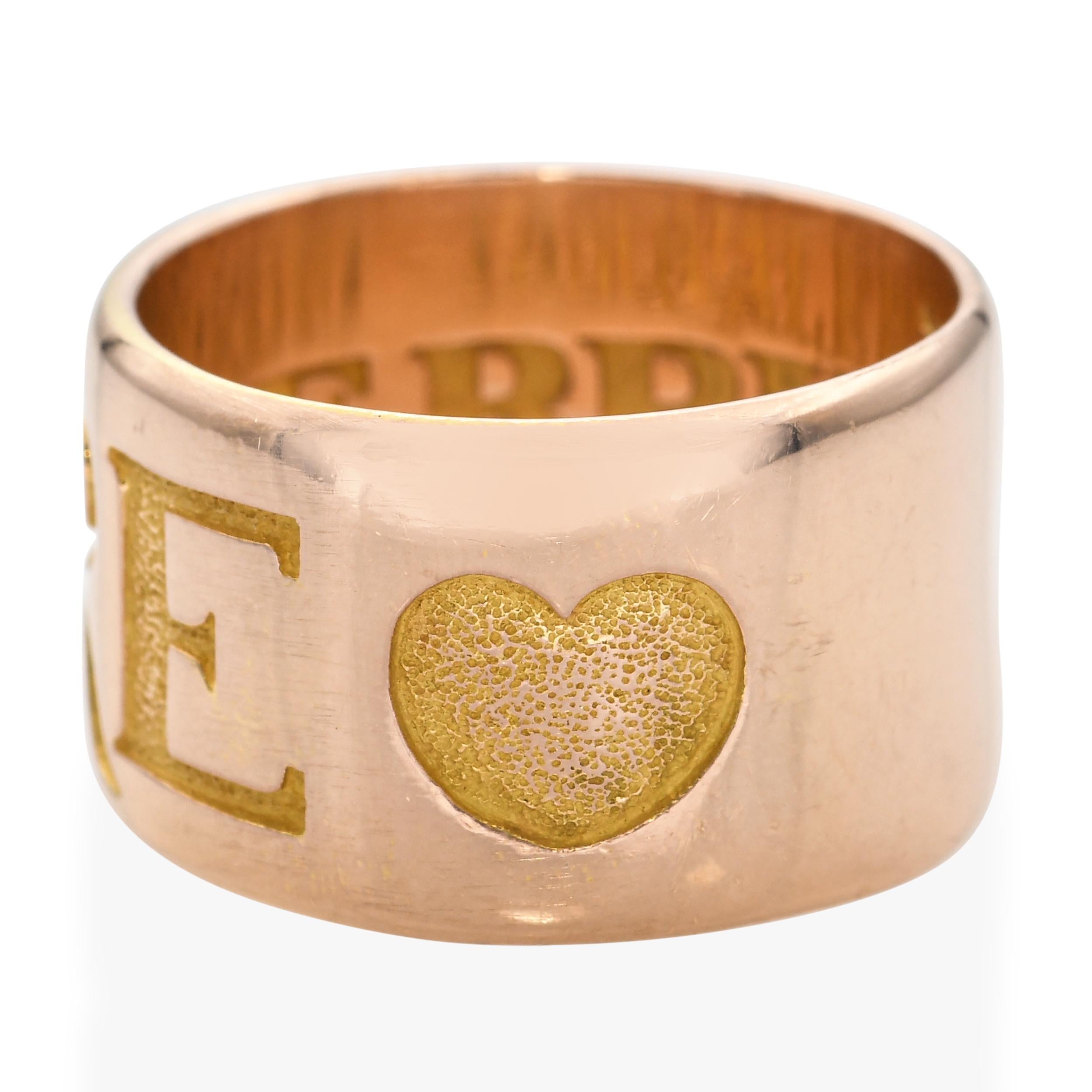 Pasquale Bruni 18k Rose Gold Amore Ring Damen im Angebot